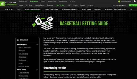 ncaa basketball betting lines DraftKings